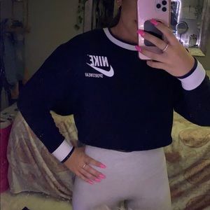 Nike cropped sweater